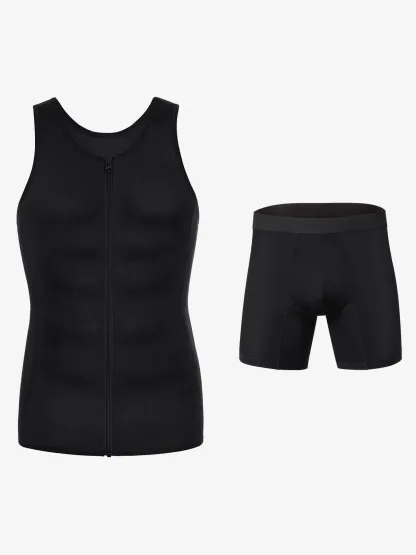 【Bundle]】Compression Tank Top + Padded Shorts