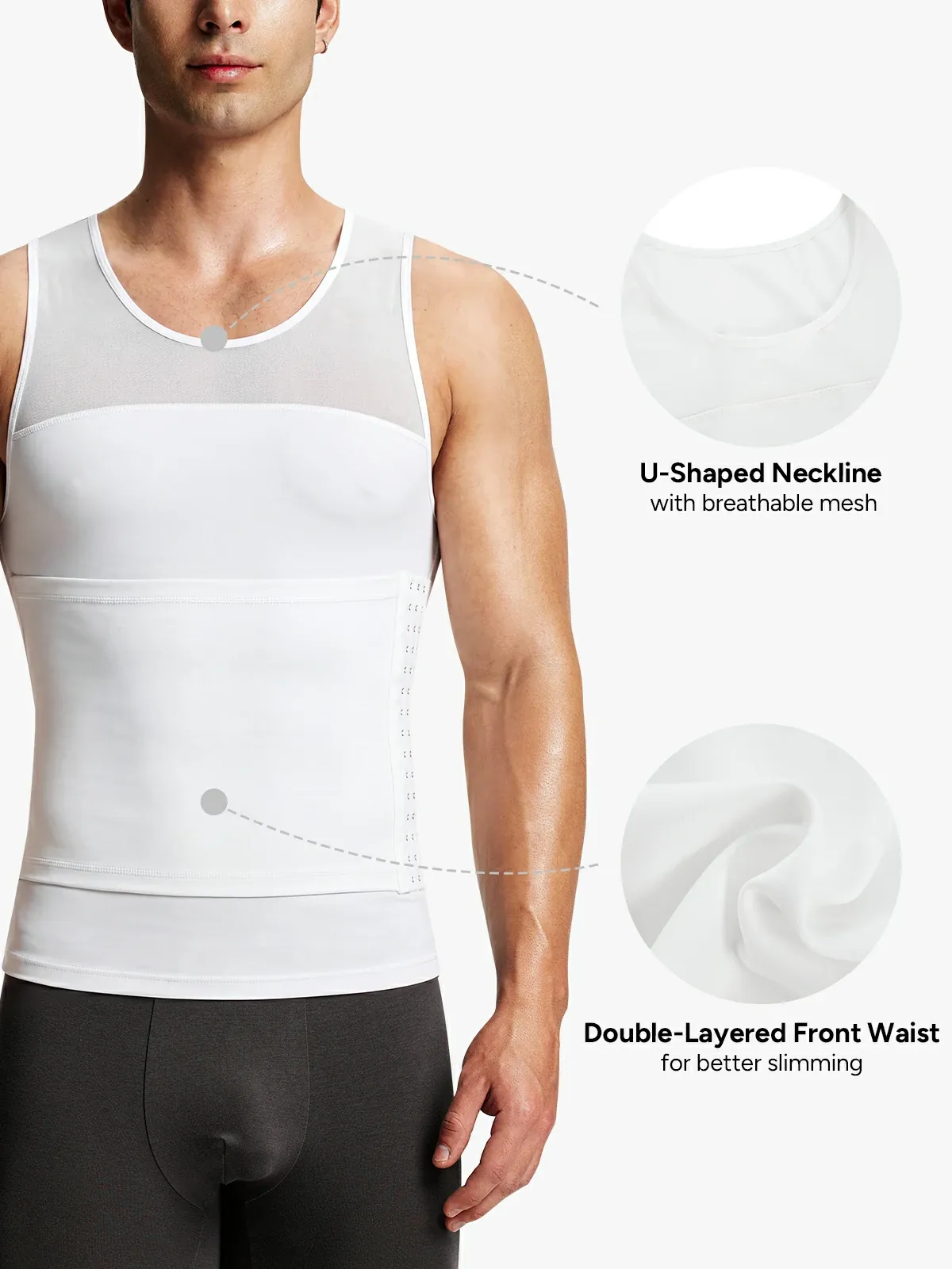 Men's Belly Compression Tank Top