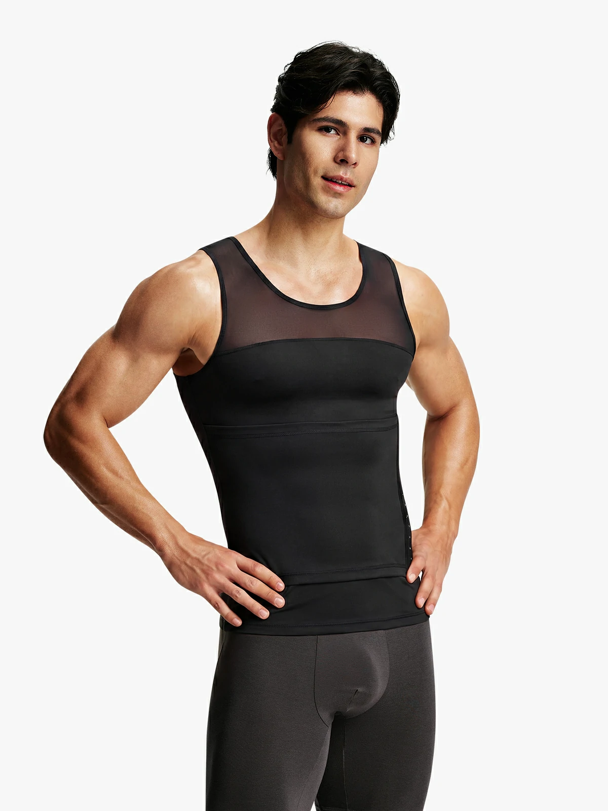 Men's Belly Compression Tank Top