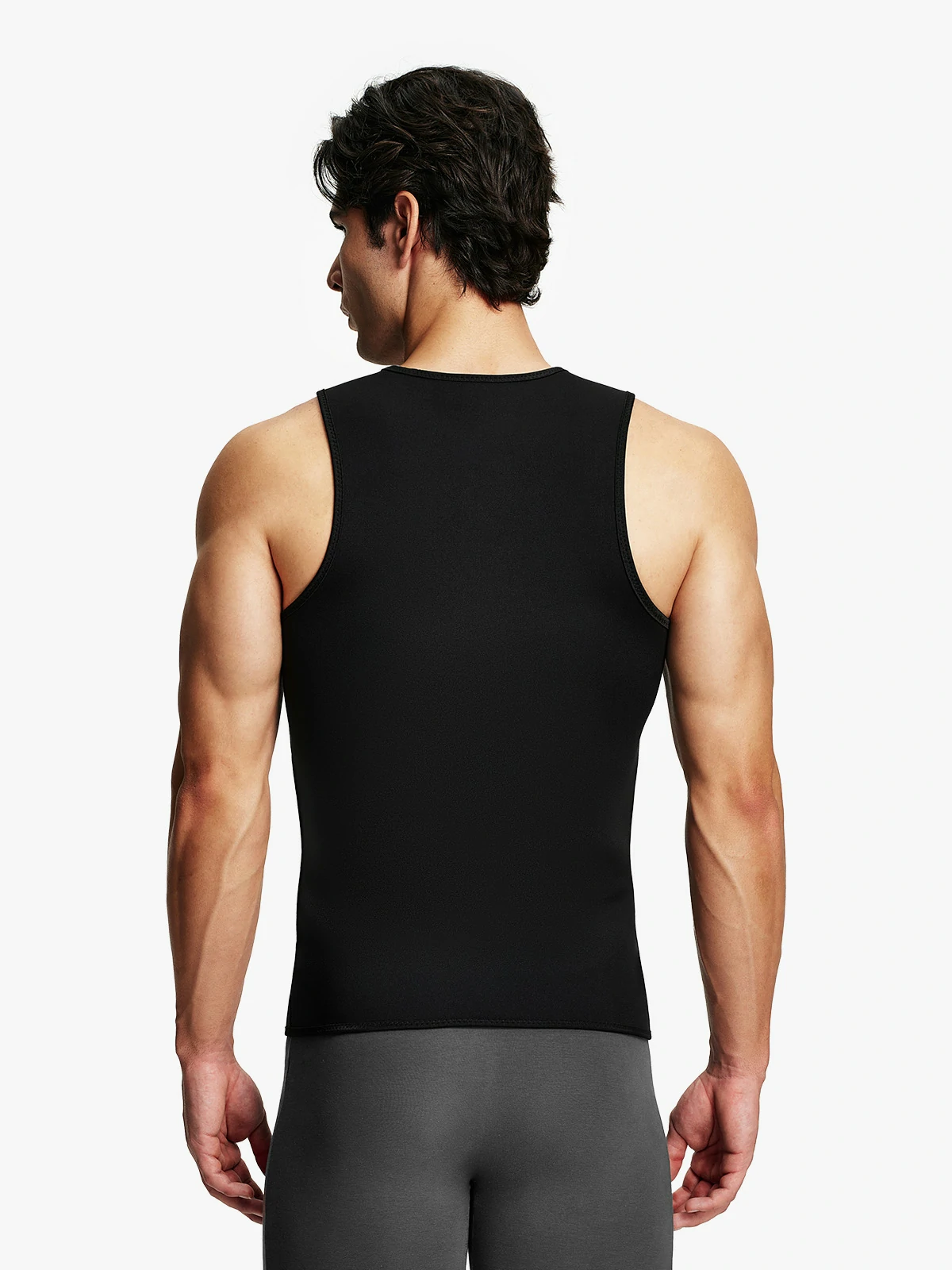 Men's Double Tummy Control Workout Tank Top
