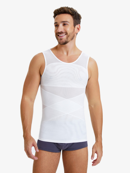 Men's Compression Shirt for Body Shaper Slimming