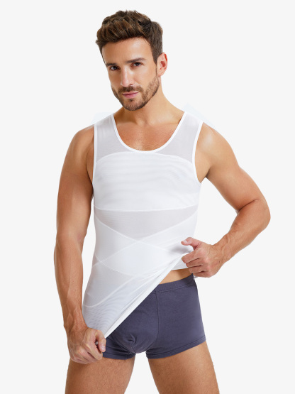 Men's Compression Shirt for Body Shaper Slimming