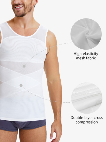 Men's Compression Shirt for Body Shaper Slimming