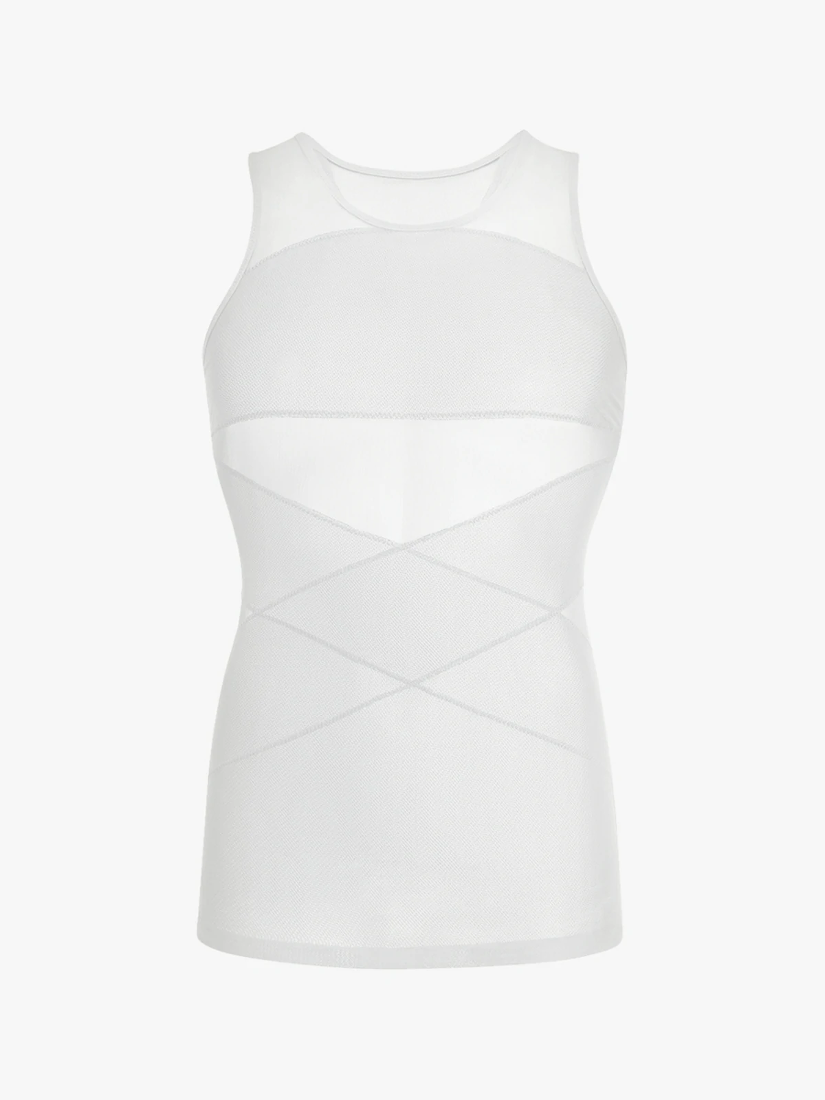 Mesh Breathable Compression Tank Top for Men