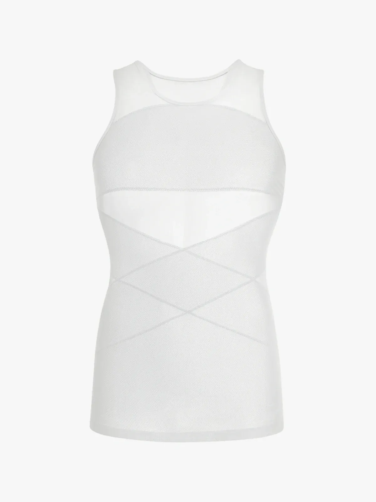 Mesh Breathable Compression Tank Top for Men