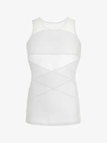 Mesh Breathable Compression Tank Top for Men