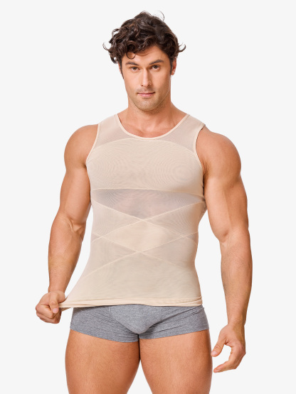 Men's Compression Shirt for Body Shaper Slimming