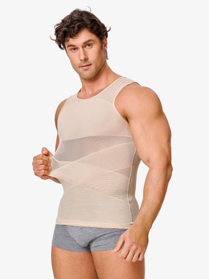 Men's Compression Shirt for Body Shaper Slimming