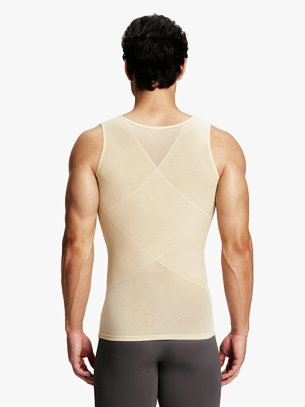 Mesh Breathable Compression Tank Top for Men