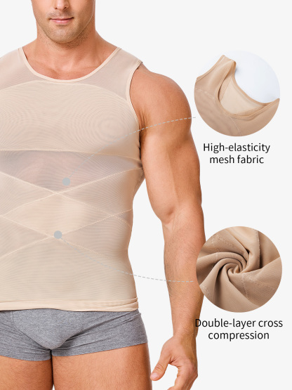 Men's Compression Shirt for Body Shaper Slimming