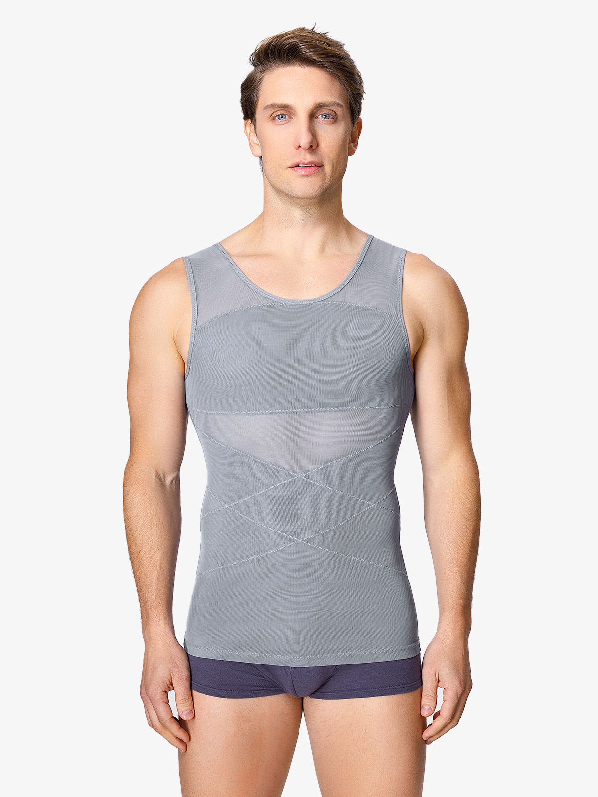 Men's Compression Shirt for Body Shaper Slimming
