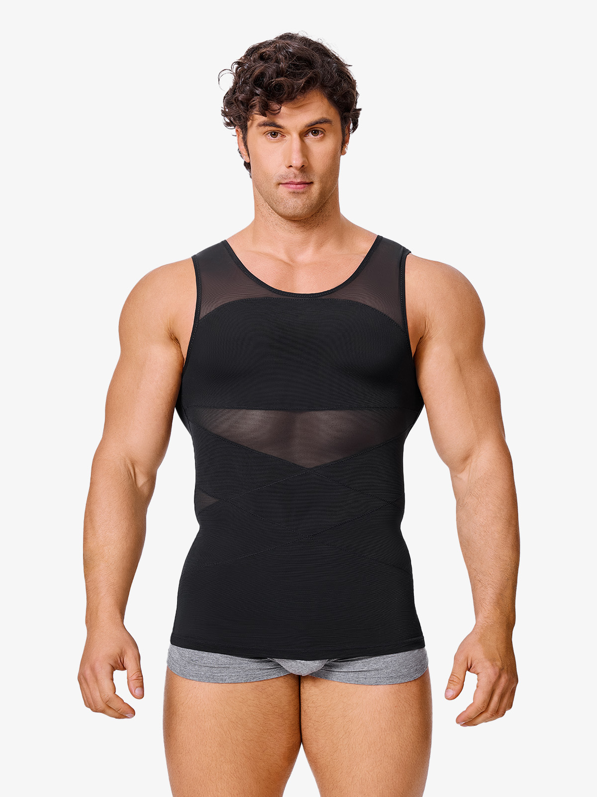Men's Compression Shirt for Body Shaper Slimming