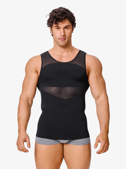 Men's Compression Shirt for Body Shaper Slimming
