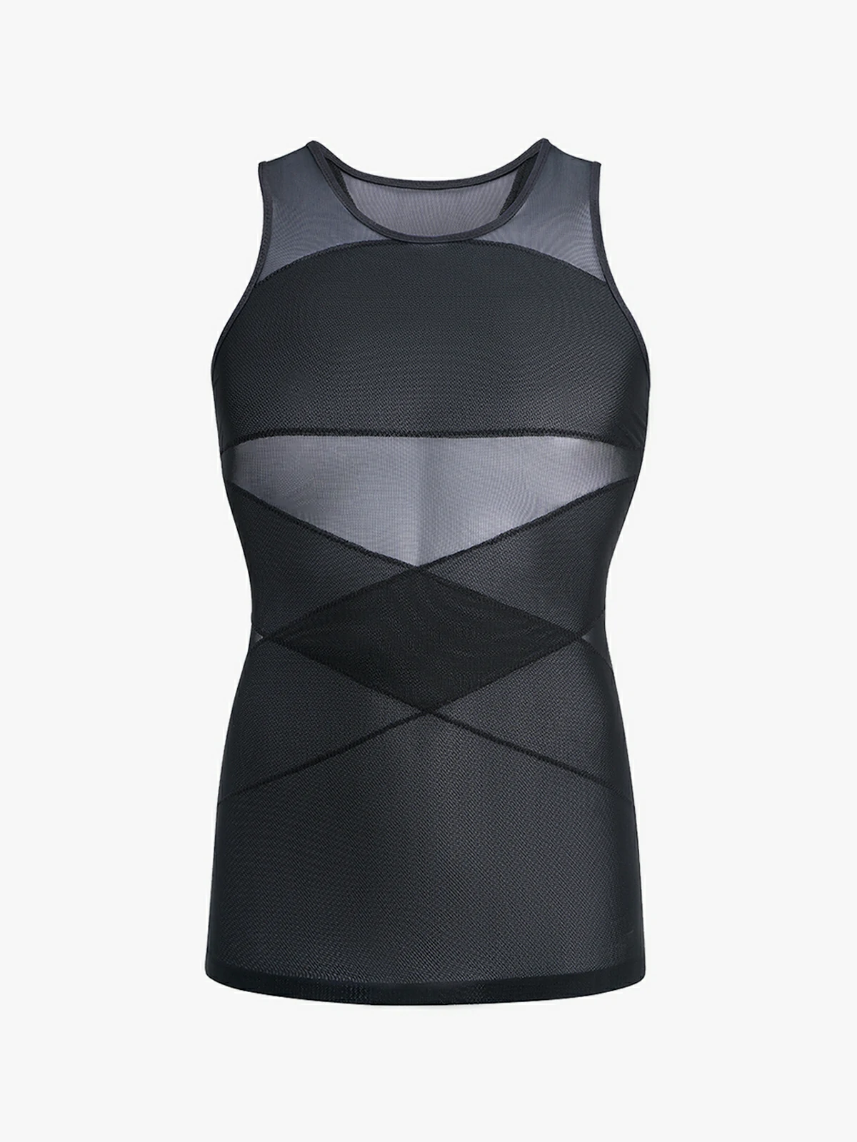 Mesh Breathable Compression Tank Top for Men