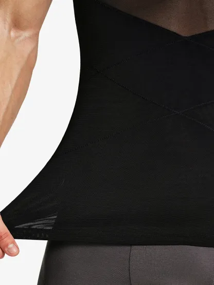 Mesh Breathable Compression Tank Top for Men