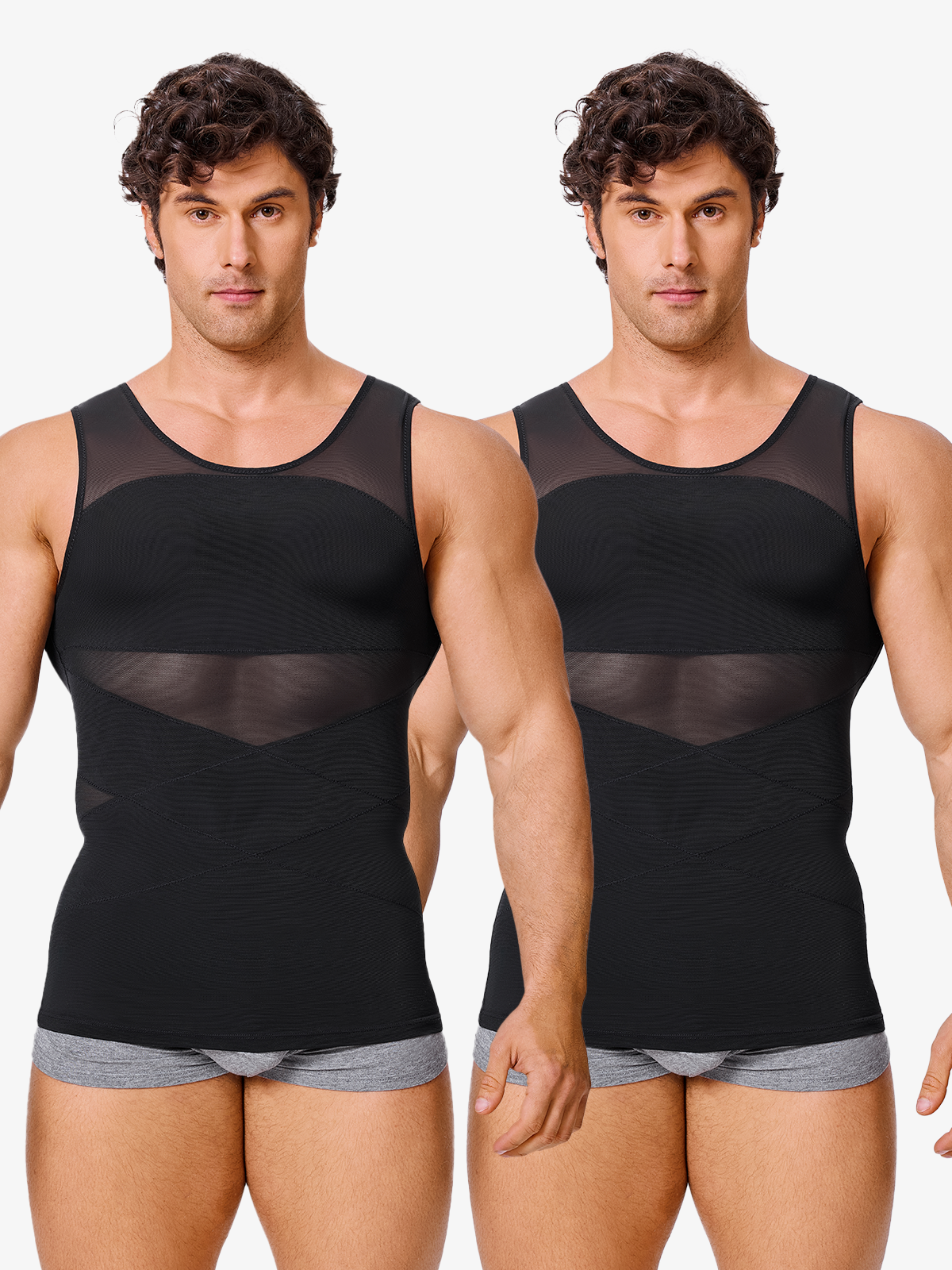 Men's Compression Shirt for Body Shaper Slimming