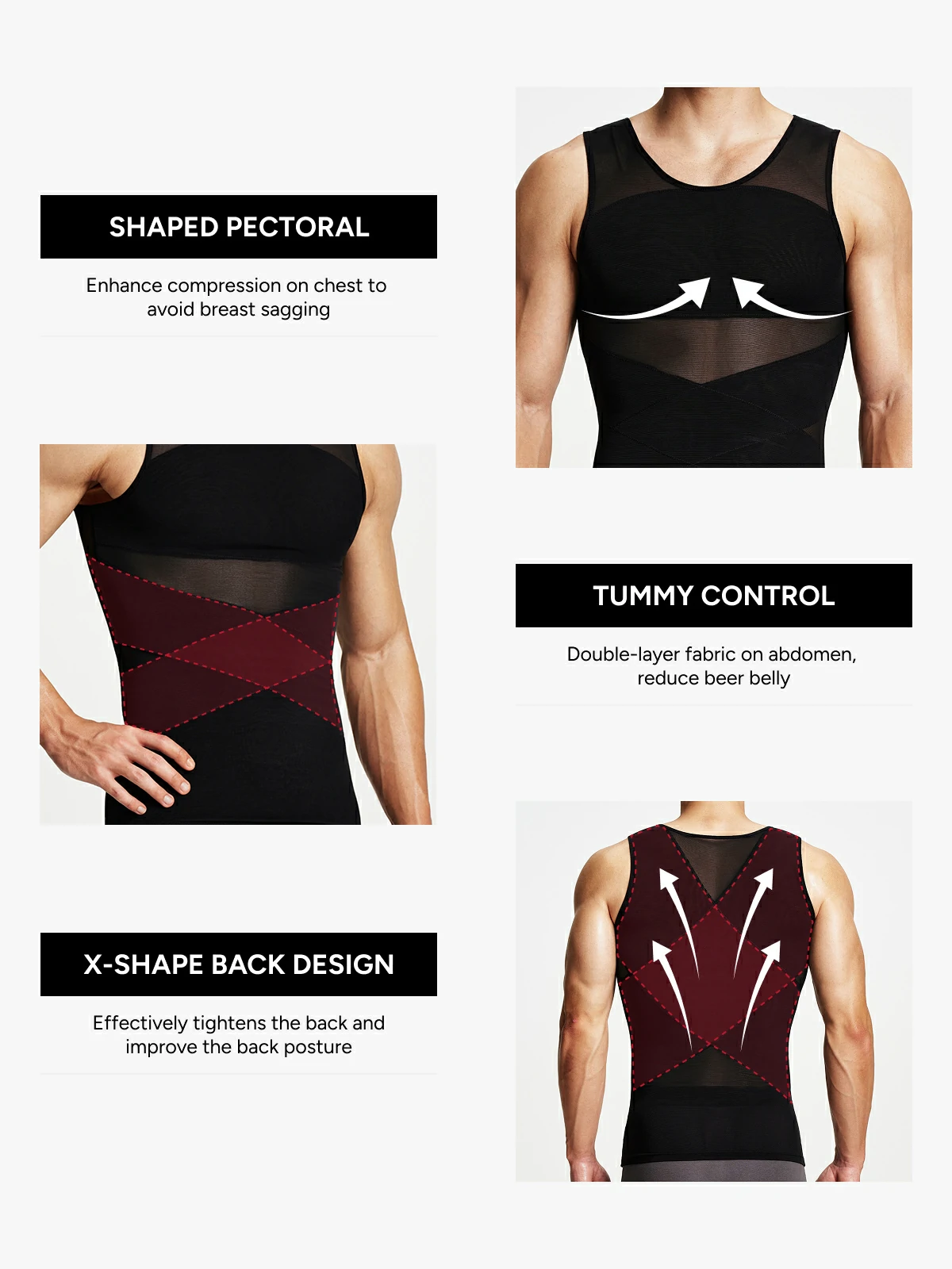 【Bundle】Compression Tank Top + Padded Shorts