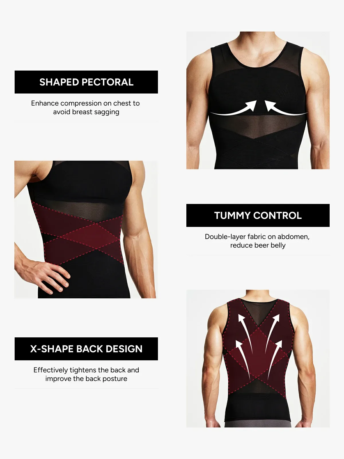 【Bundle】Compression Tank Top + Padded Shorts
