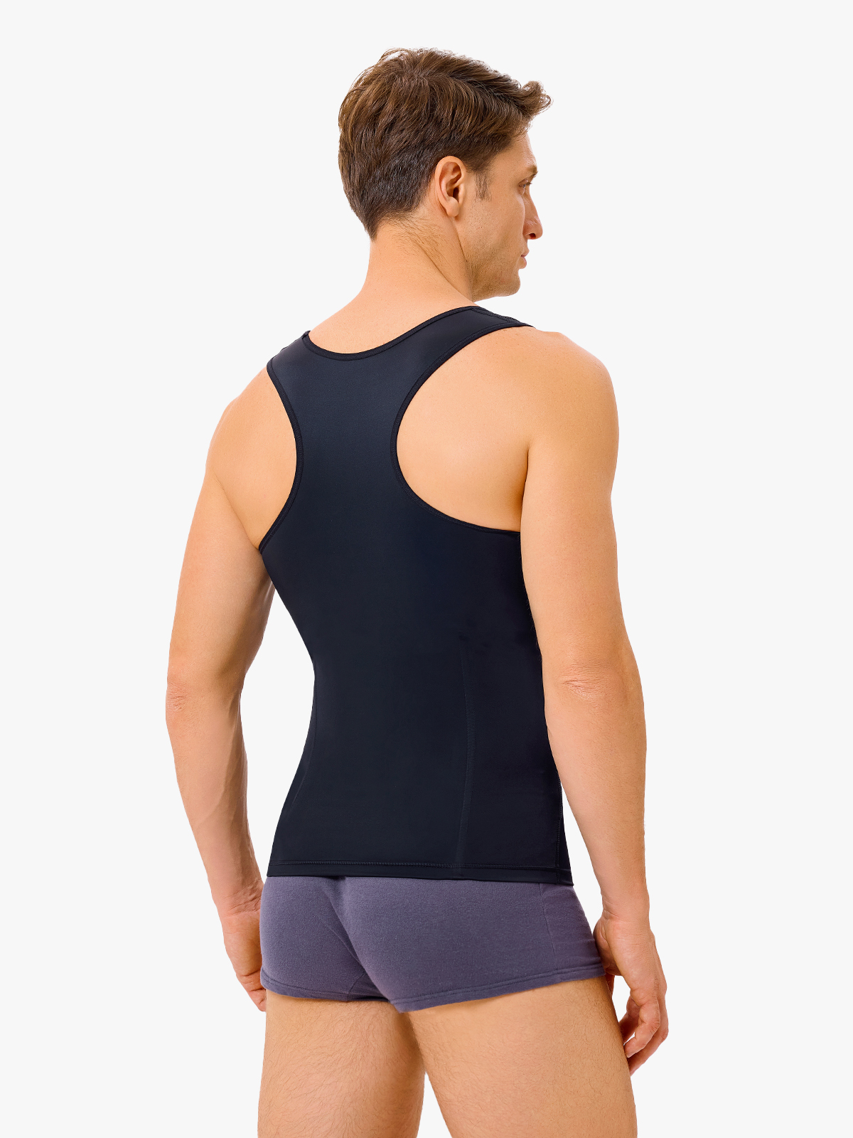 Double Tummy Control Racer Back Shapewear Compression Tank Top