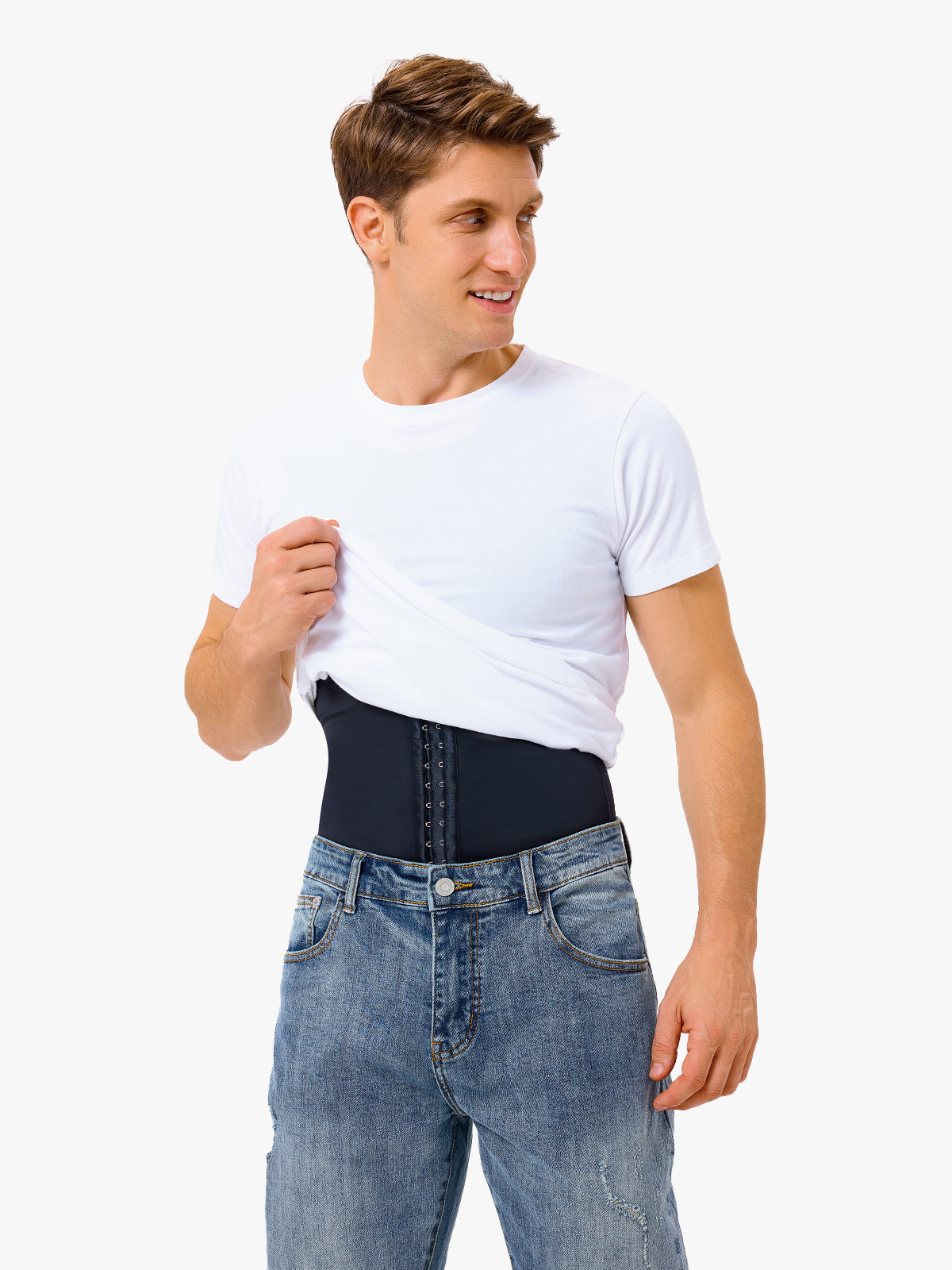 Double Tummy Control Racer Back Shapewear Compression Tank Top