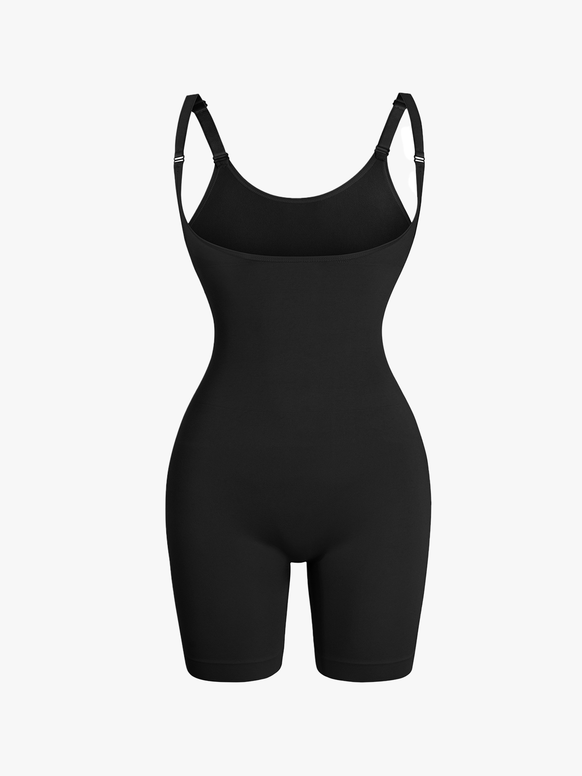 Seamless Open Bust Tummy Control Butt Lifting Mid Thigh Bodysuit