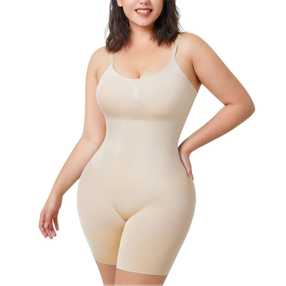 Nebility Womens' Seamless Backless Tummy Control Shapewear Bodysuit