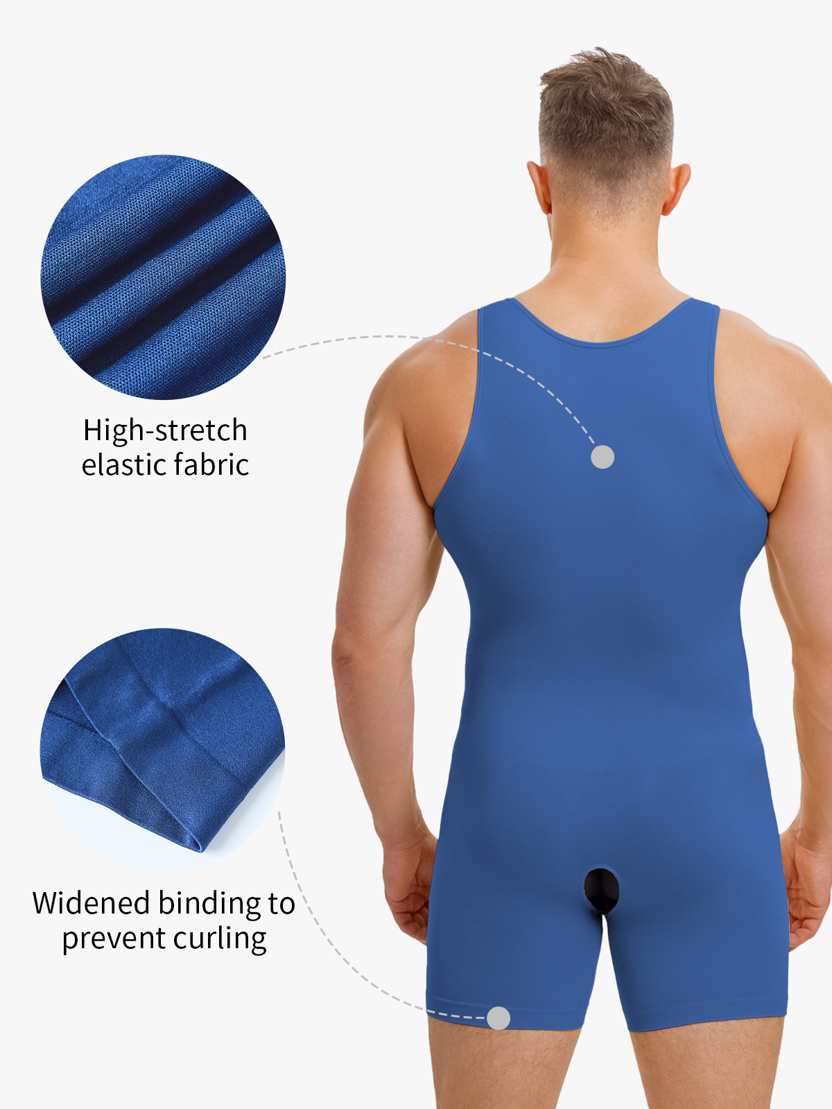 Seamless Comfort Crotch Opening Full Body Shaper Bodysuit