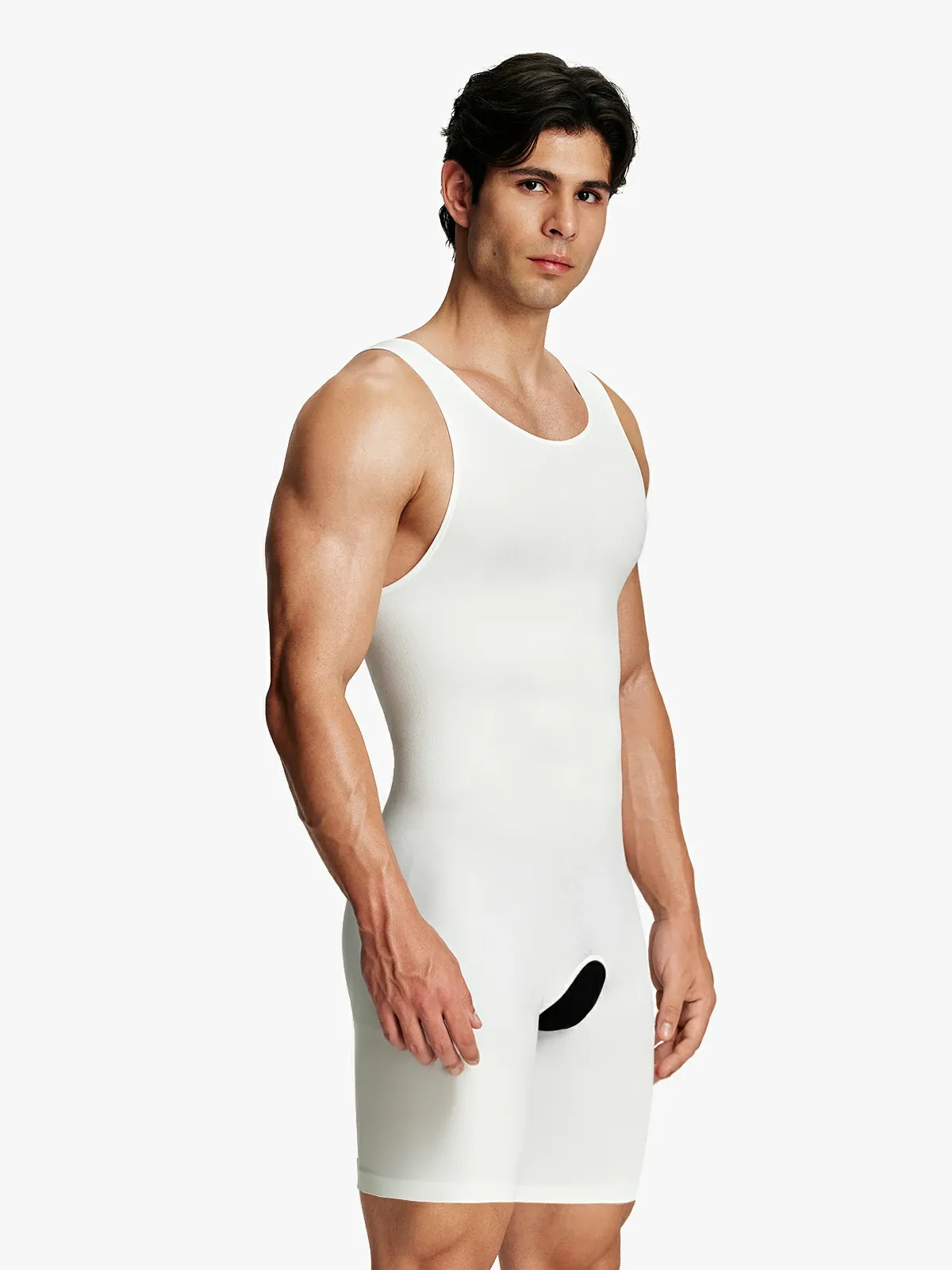 Seamless Comfort Crotch Opening  Full Body Shaper Bodysuit