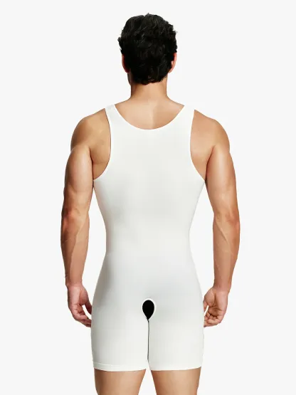 Seamless Comfort Crotch Opening  Full Body Shaper Bodysuit