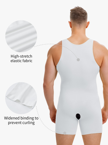 Seamless Comfort Crotch Opening  Full Body Shaper Bodysuit