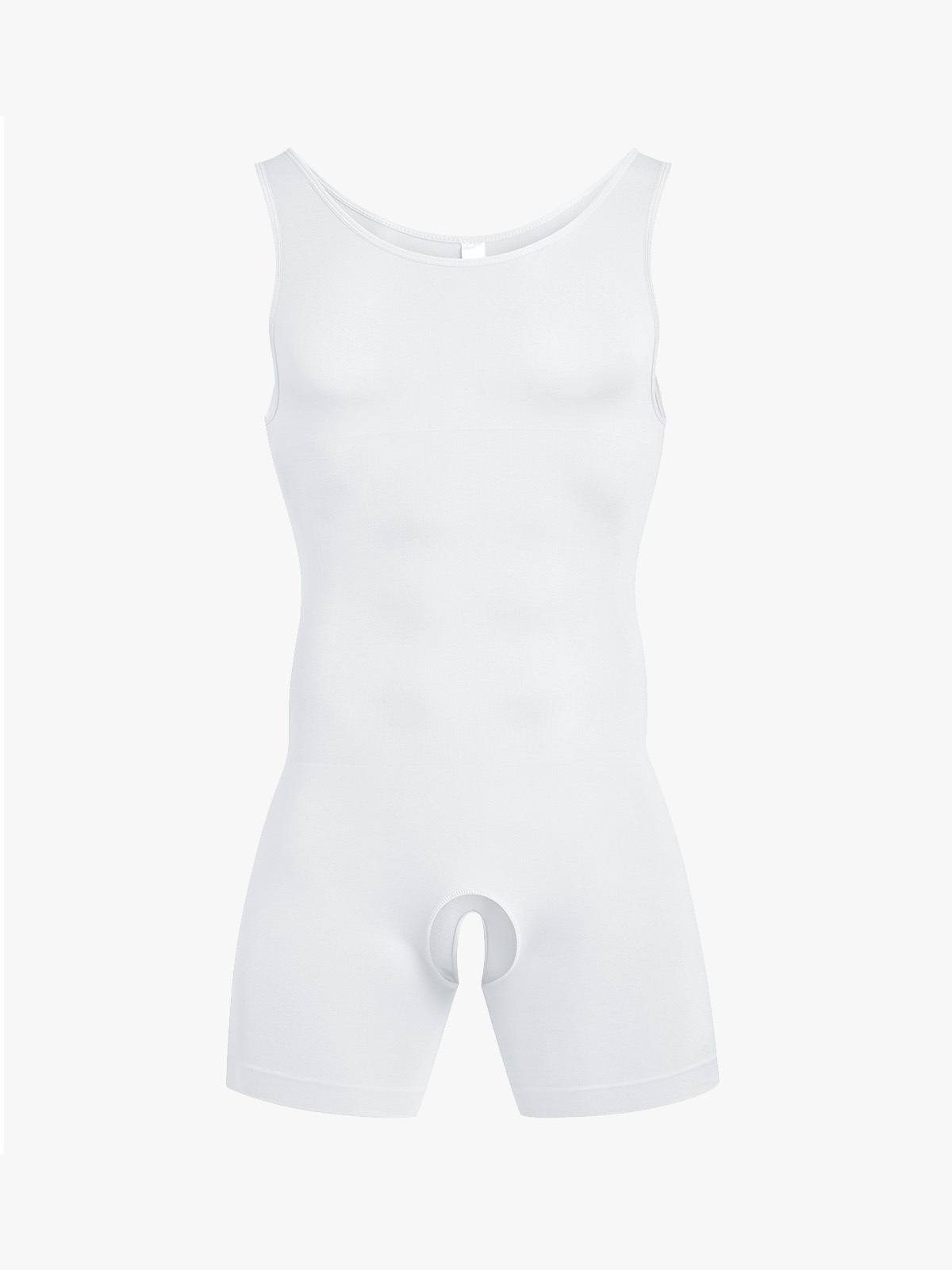 Seamless Comfort Crotch Opening Full Body Shaper Bodysuit