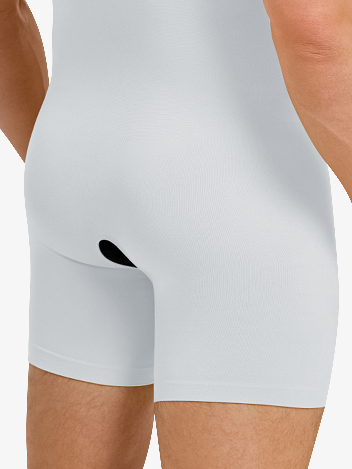 Seamless Comfort Crotch Opening Full Body Shaper Bodysuit