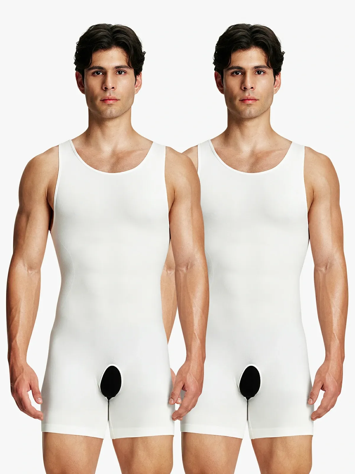 Seamless Comfort Crotch Opening  Full Body Shaper Bodysuit