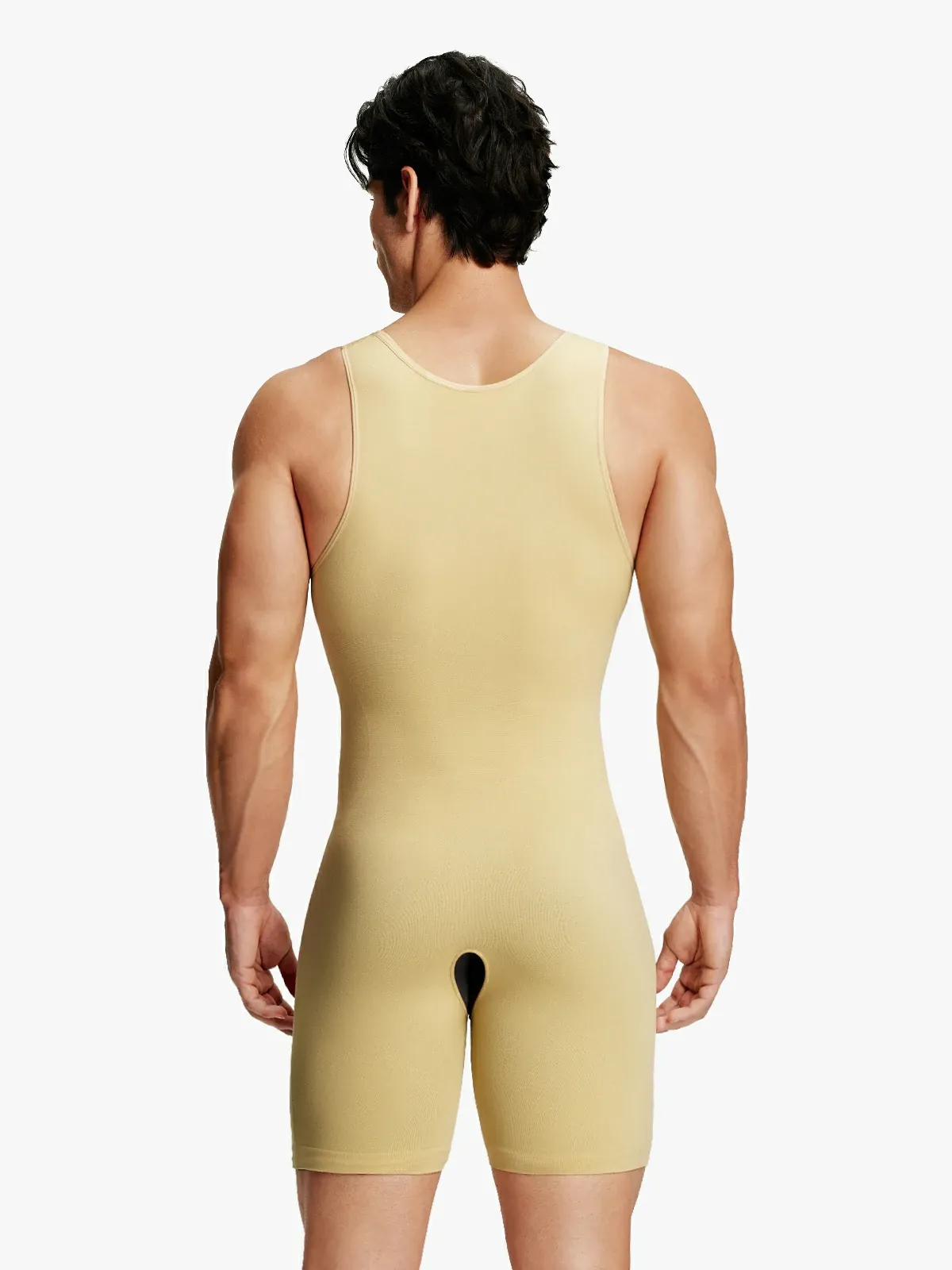 Seamless Comfort Crotch Opening  Full Body Shaper Bodysuit