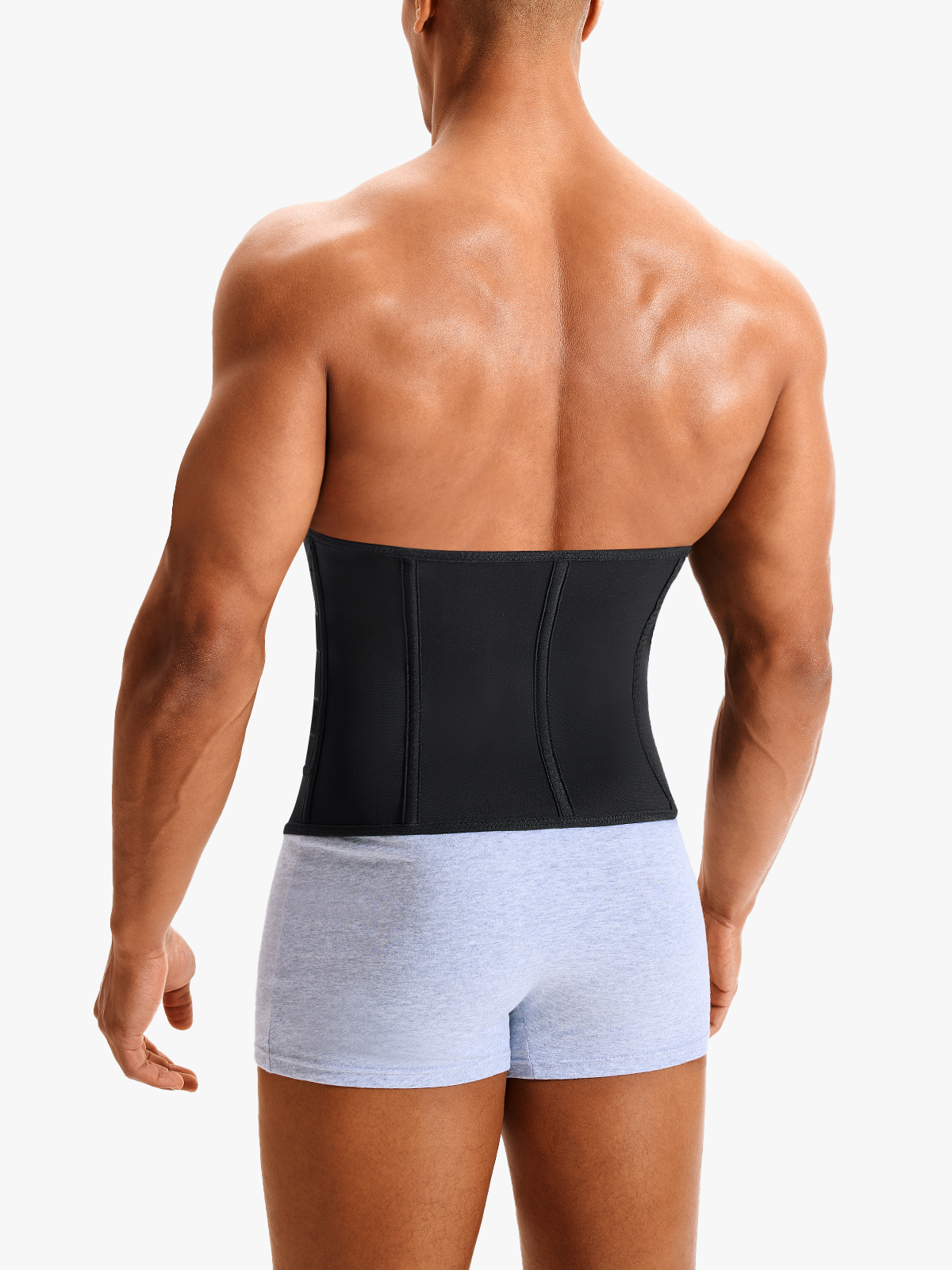 Zipper Double Layer Adjustable Belt Boning Workout Waist Trainer