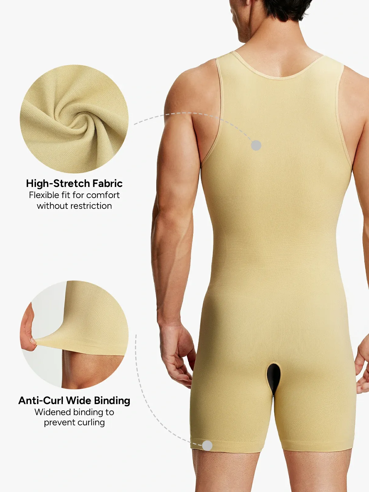 Seamless Comfort Crotch Opening  Full Body Shaper Bodysuit BOGO