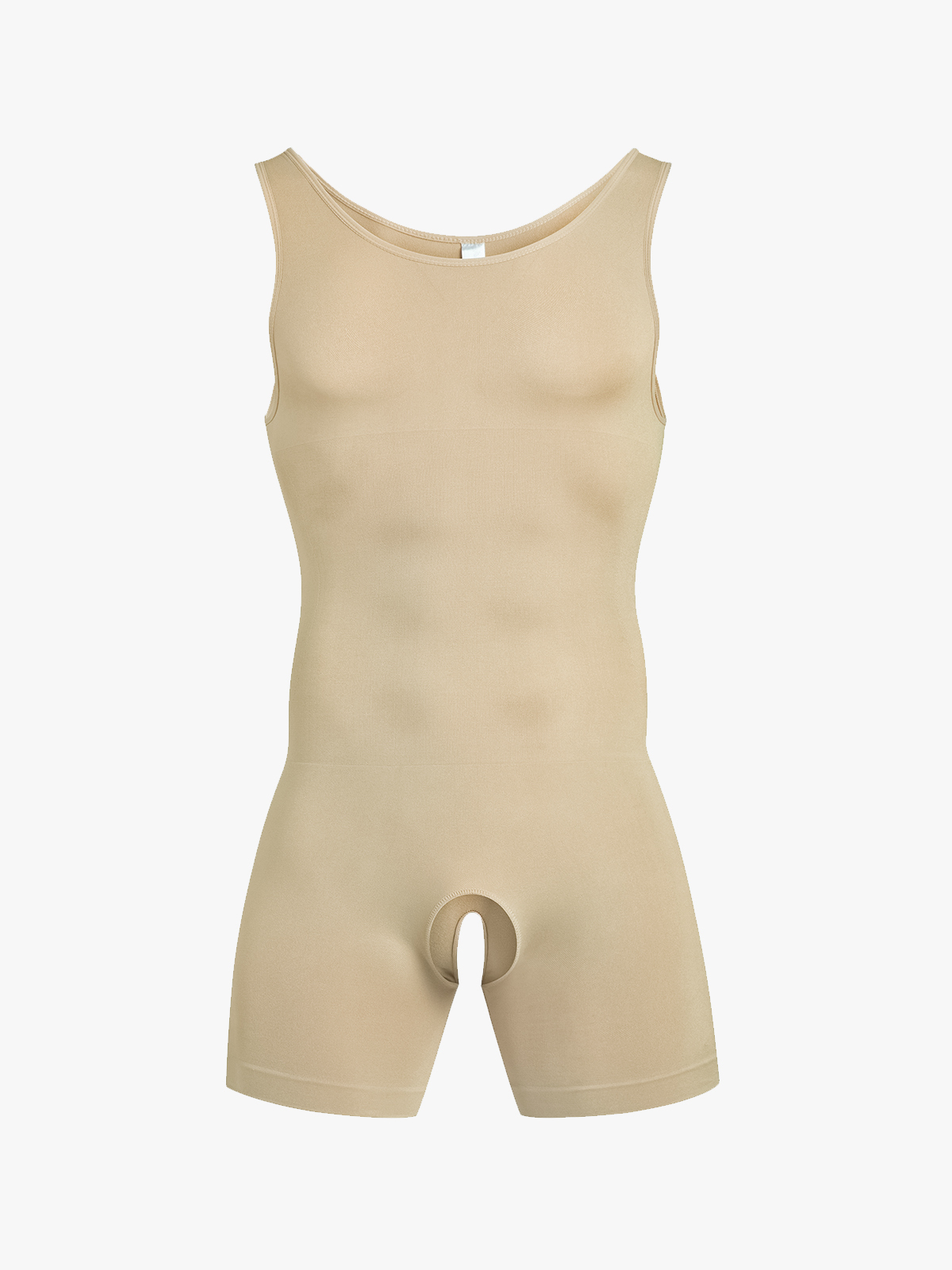 Seamless Comfort Crotch Opening Full Body Shaper Bodysuit