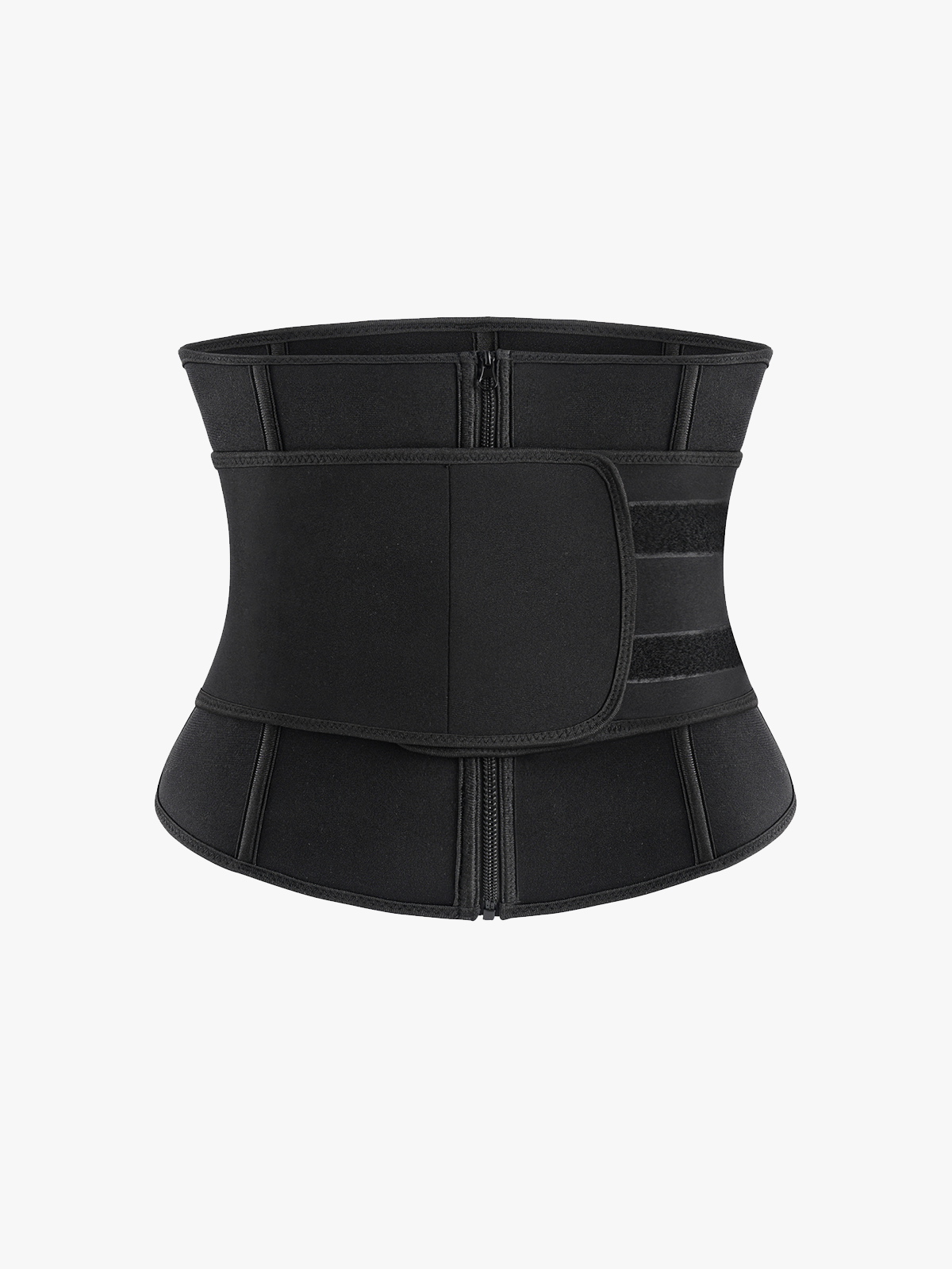 Zipper Double Layer Adjustable Belt Boning Workout Waist Trainer