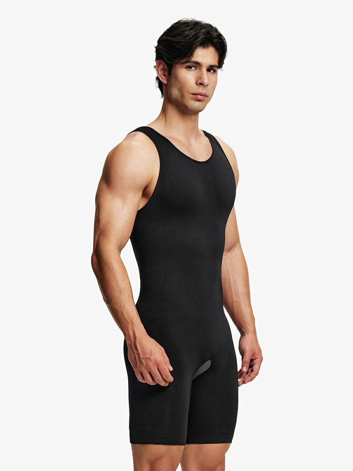 Seamless Comfort Crotch Opening  Full Body Shaper Bodysuit