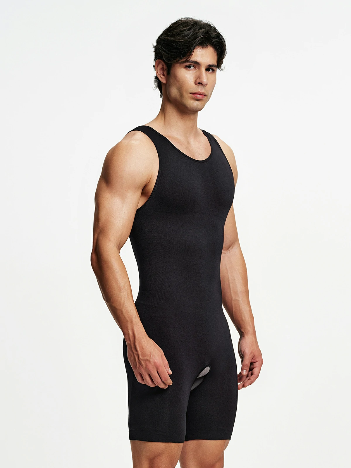 Seamless Comfort Crotch Opening  Full Body Shaper Bodysuit