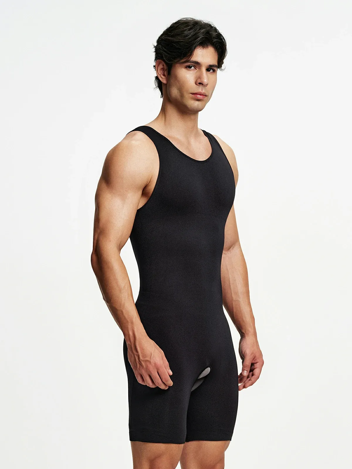 Seamless Comfort Crotch Opening  Full Body Shaper Bodysuit