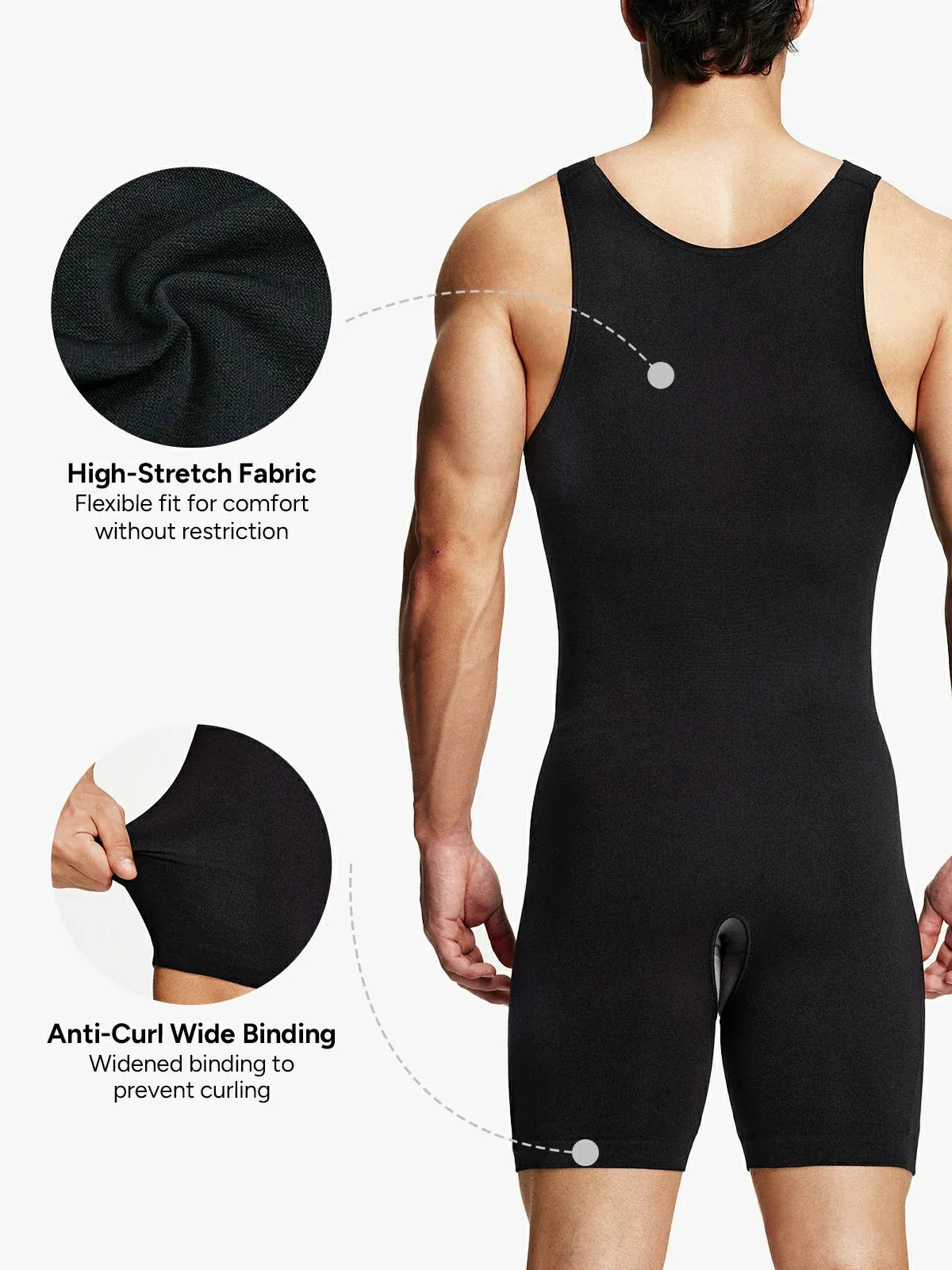 Seamless Comfort Crotch Opening  Full Body Shaper Bodysuit BOGO