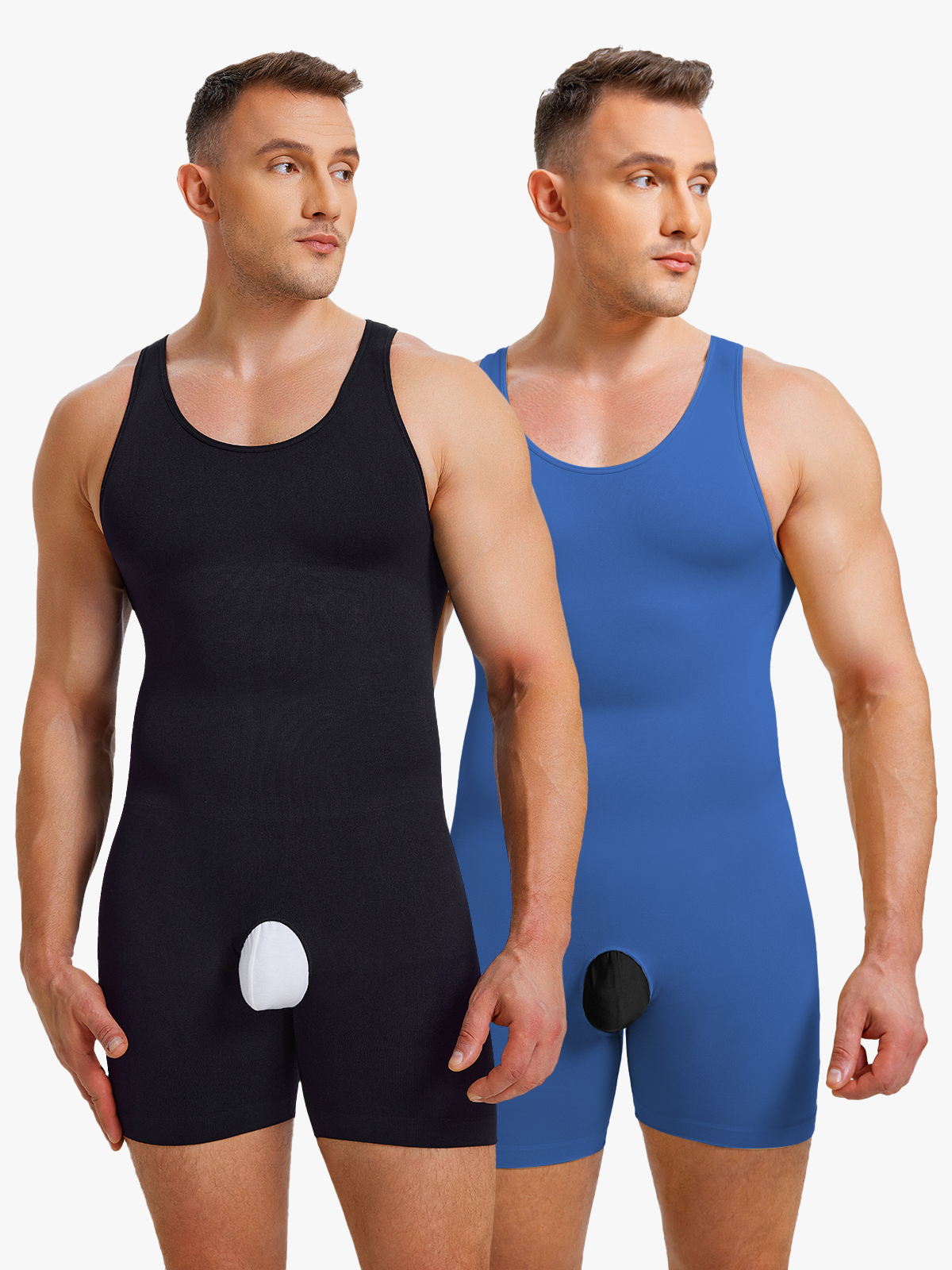 Seamless Comfort Crotch Opening Full Body Shaper Bodysuit
