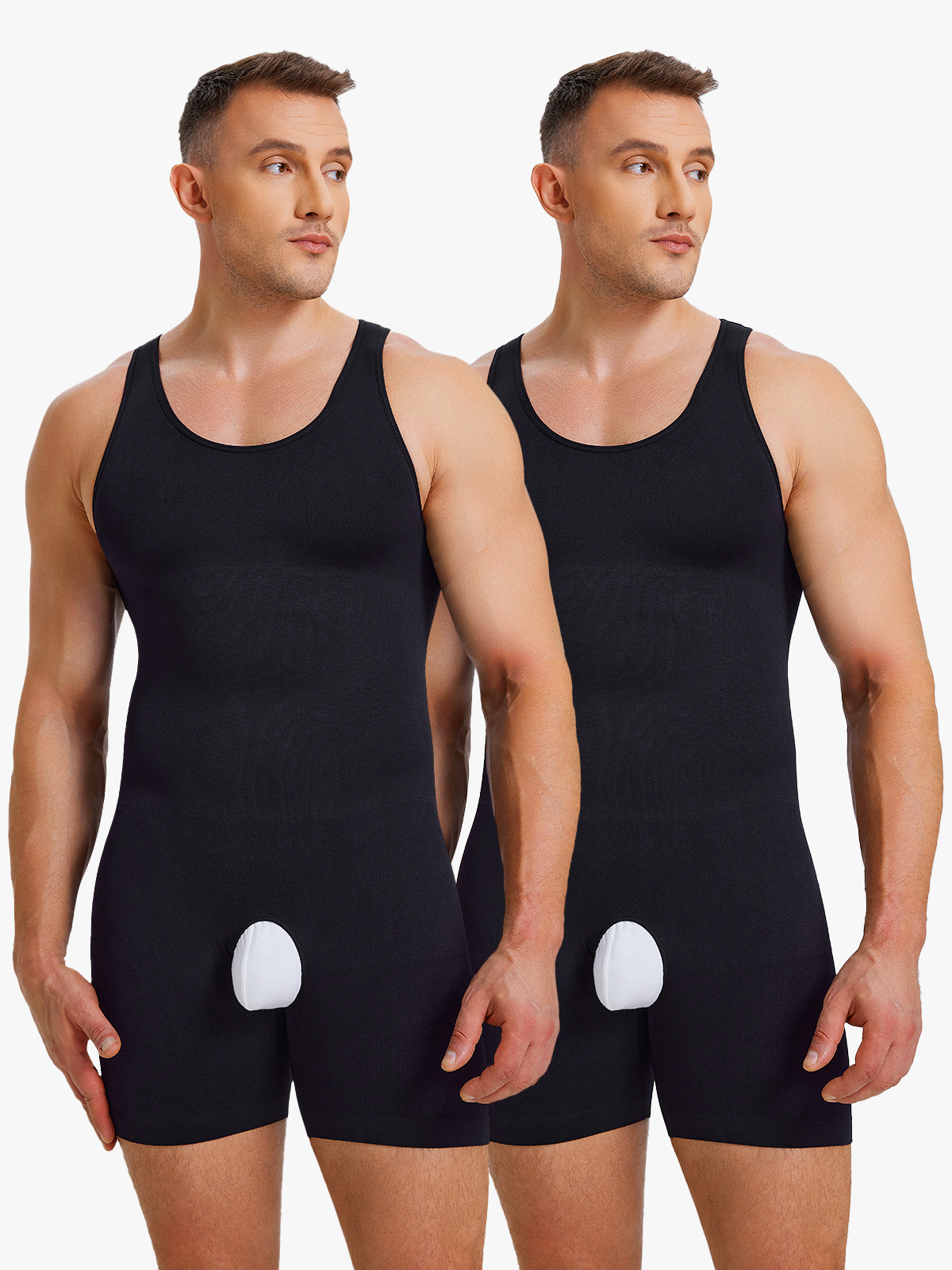 Seamless Comfort Crotch Opening Full Body Shaper Bodysuit