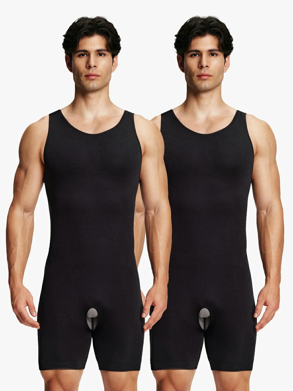 Men's Seamless Comfort Crotch Opening Full Body Shaper