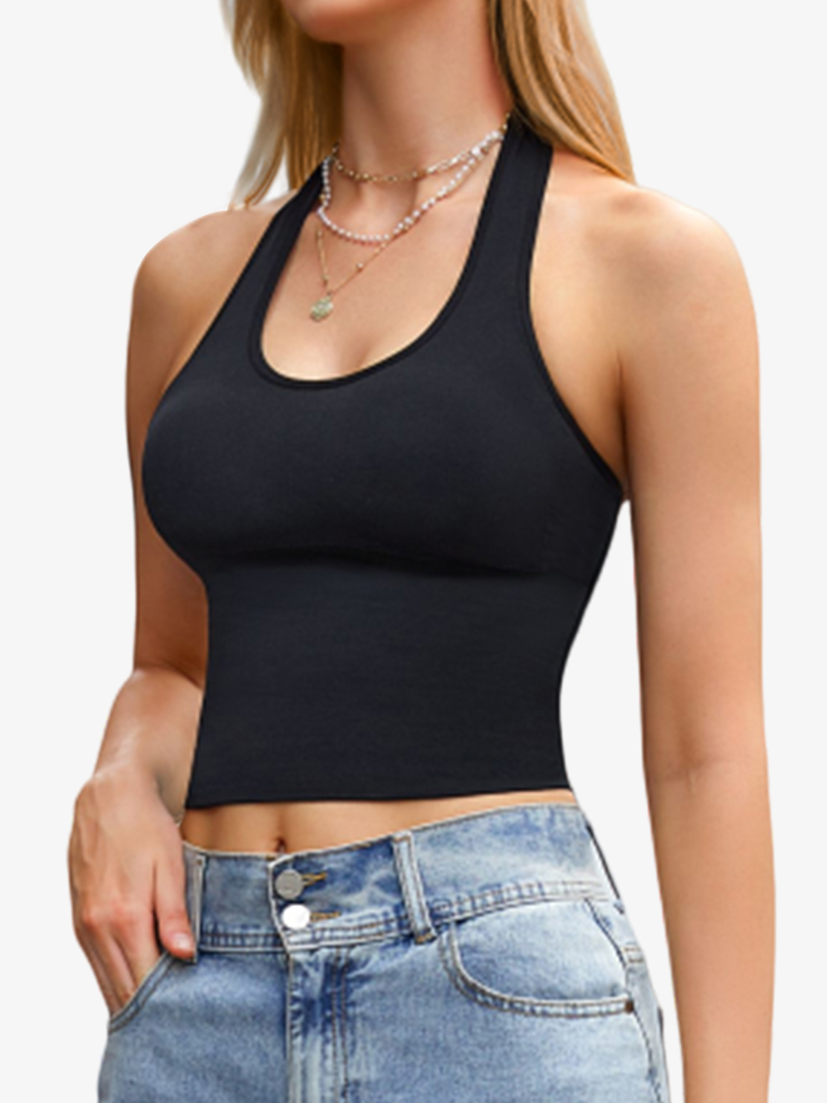 Nebility Backless Body Shaper Tank Top