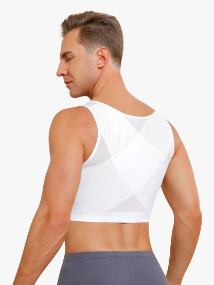 Zipper Breathable Invisible Shapewear Crop Top