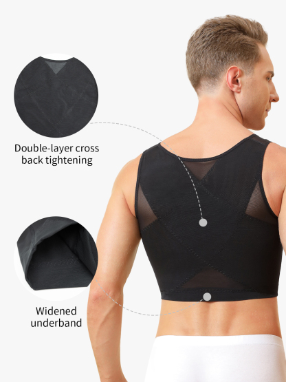 Zipper Breathable Invisible Shapewear Crop Top
