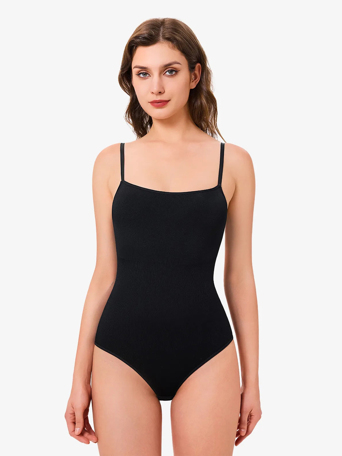 Nebility Seamless Camisole Bodysuit-Nebility