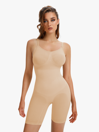 Women's Shapewear Bodysuit Tummy Control Body Shaper Seamless Waist Body Suit